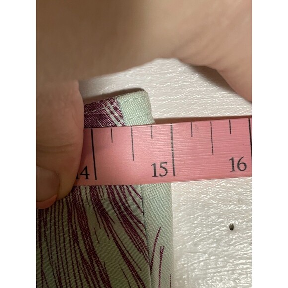 Vintage Nanette Lepore Ultra Mini Low Rise Skirt Peacock Feathers Boho 00s Y2K - Picture 10 of 14